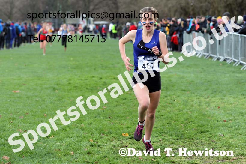 Womens under-17s and under-20s, European Cross Country Championships Trials, Sefton Park, Liverpool. Photo: David T. Hewitson/Sports for All Pics